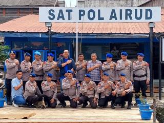 Kapolres Langkat Kunjungi Mako Sat Polairud, Pastikan Kesiapan Jelang Nataru